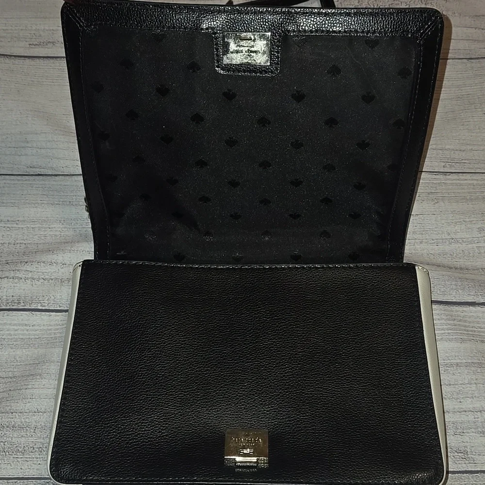 Kate Spade Patterson Drive Medium Maisie Crossbody Bag Black/Ivory